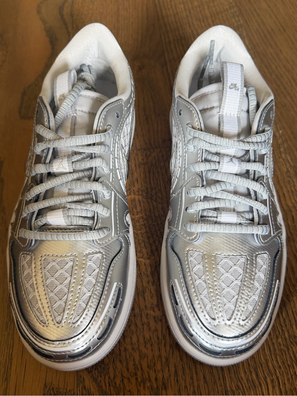 Silver Air Jordan 1 Low Women’s Method of Make sneakers